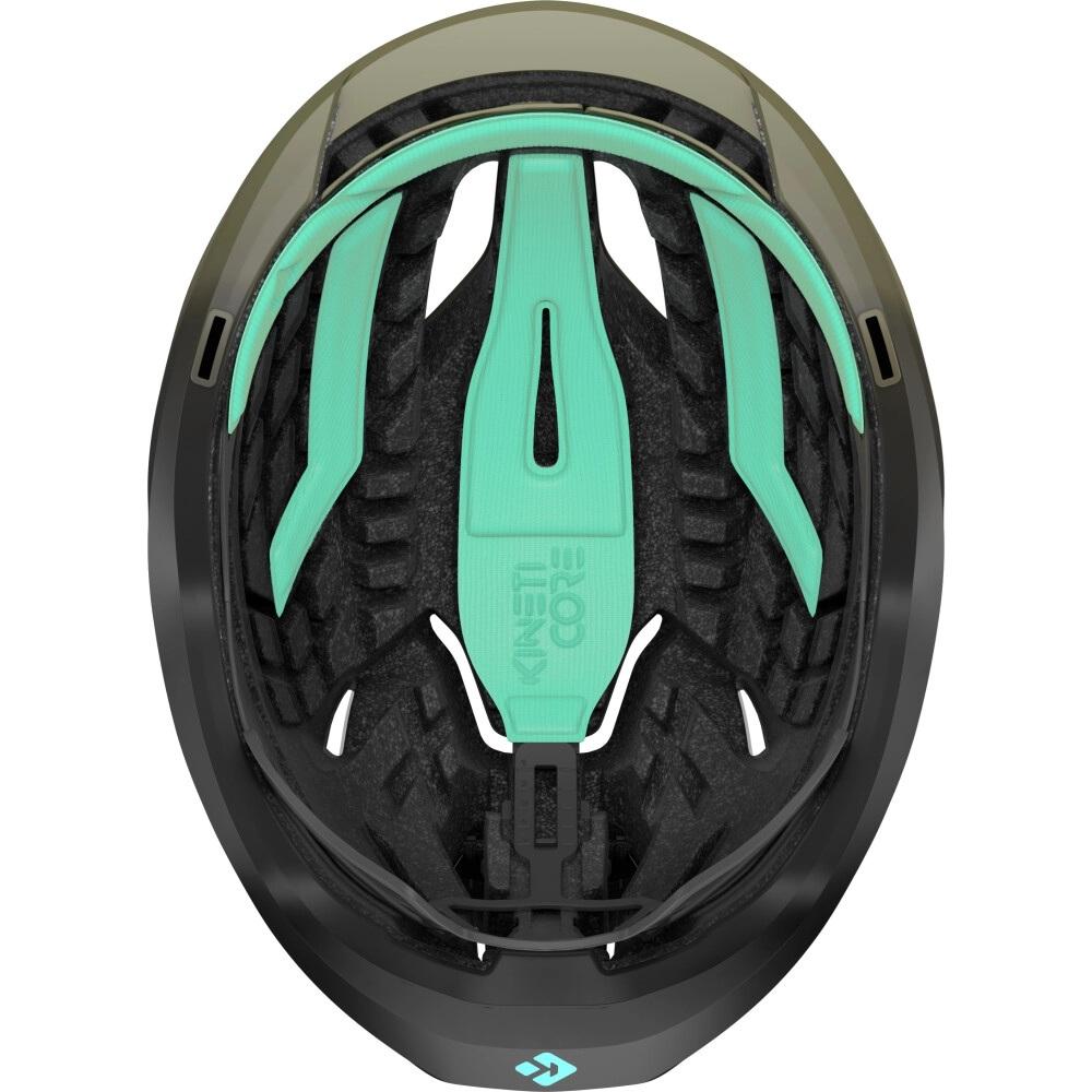 LAZER Helm Vento KinetiCore Road Salt & Pepper M - aerodynamischer Rennradhelm