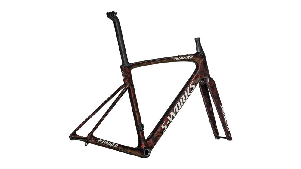 Specialized Roubaix SW Frameset - Chameleon Red Gold/Solid Metal/Dune White - Rahmengröße 49 cm - Rahmenset
