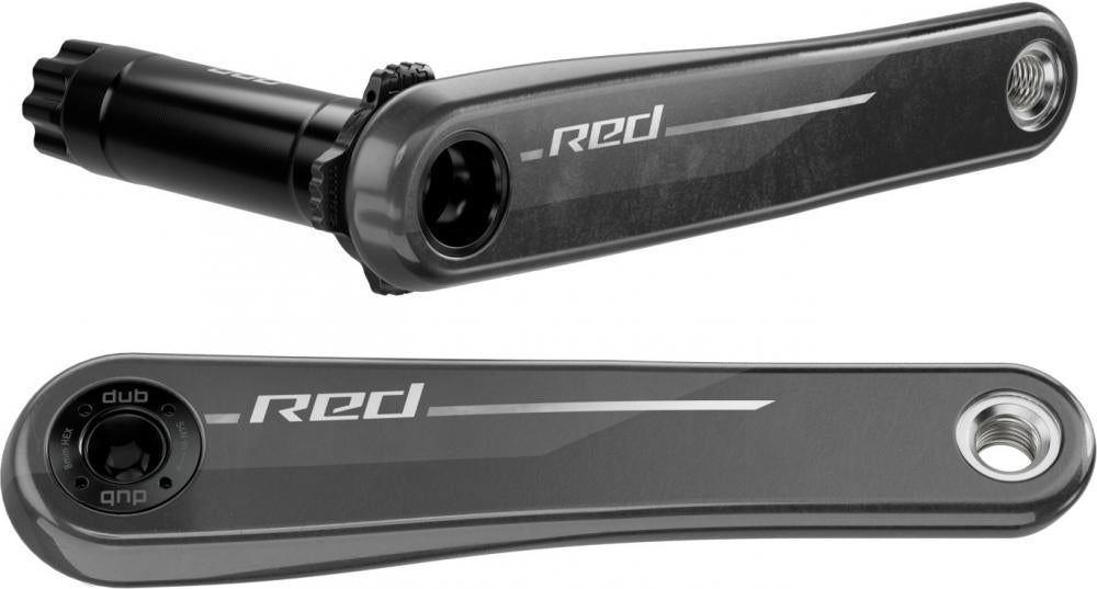 SRAM RED DUB 165 mm Kurbelarme. Leichte, steife Rennradkurbel der aktuellen Generation.