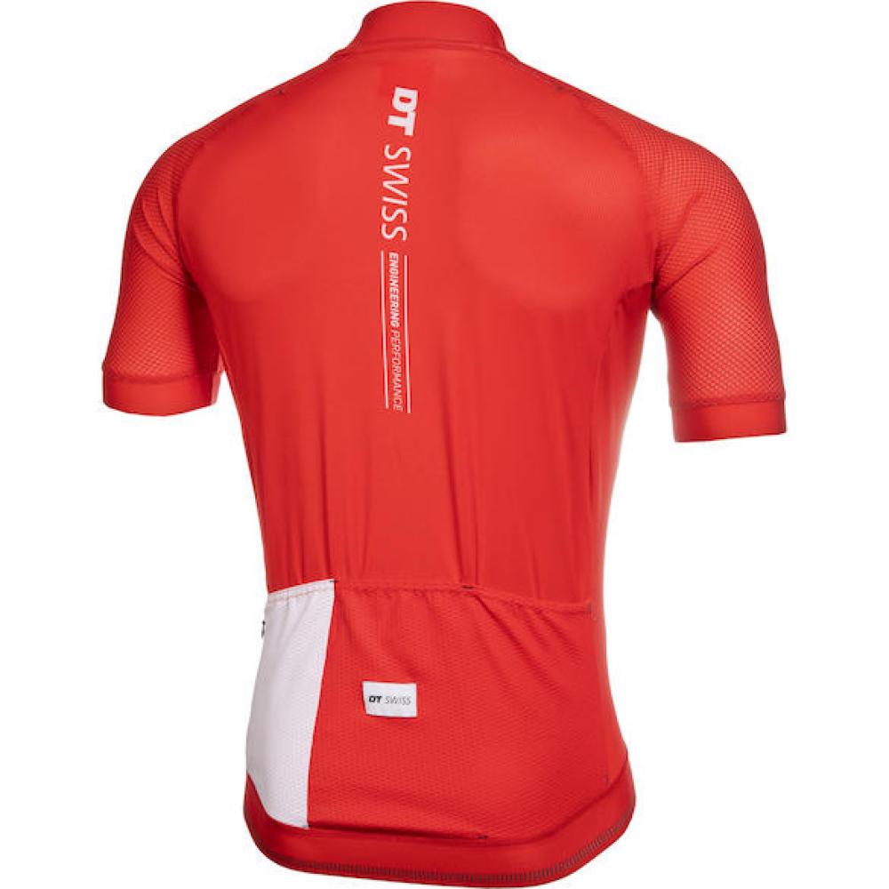 DT Swiss Trikot New Road rot L Rot - leichtes, atmungsaktives Bike-Trikot