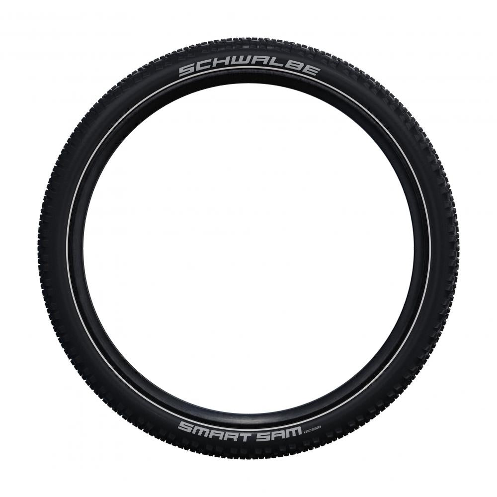Schwalbe Smart Sam 27.5x2.25" Fahrradreifen schwarz mit Reflexstreifen, E-25, Drahtreifen, K-Guard Pannenschutz.