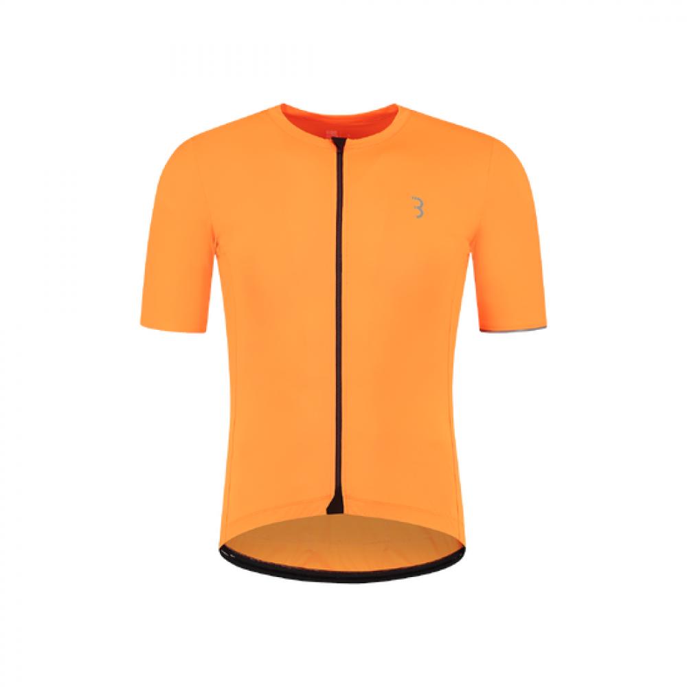 BBB Cycling Trikot Essence (male) XXL neon orange - atmungsaktives Radtrikot für Training & Tour