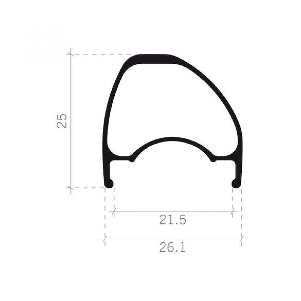 FSA Laufradsatz SL-K AGX 29" 622x21,5 mm Schwarz - leichter, stabiler Gravel-Performance-Satz