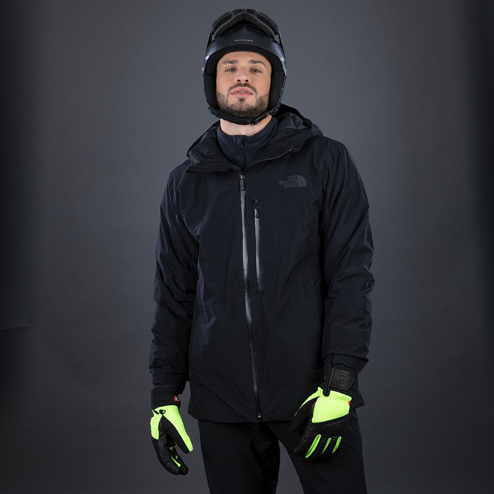 CHIBA Sport Pro - wasserdichte Radhandschuhe sz/neongel, Größe 7,5