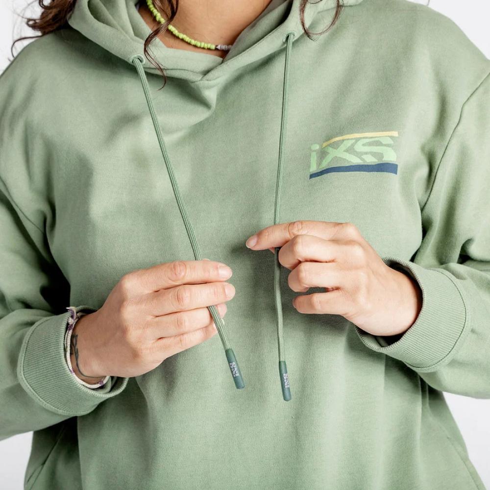 IXS Sports Division iXS Arch organic hoodie L Sage - nachhaltiger Komfort-Hoodie