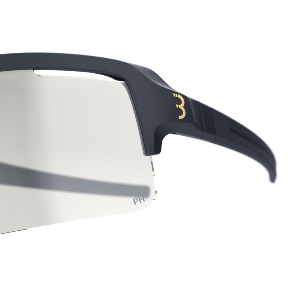 BBB Cycling BBB Sportbrille Fuse PH matt Einheitsgröße matt - intelligente Radbrille mit Photochrom-Gläsern