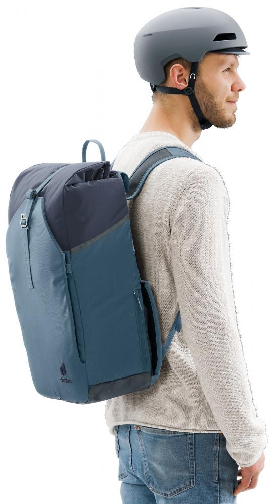 Deuter Xberg 25 Fahrradrucksack Rot - 2in1 Klappmechanismus & Hinterradtasche