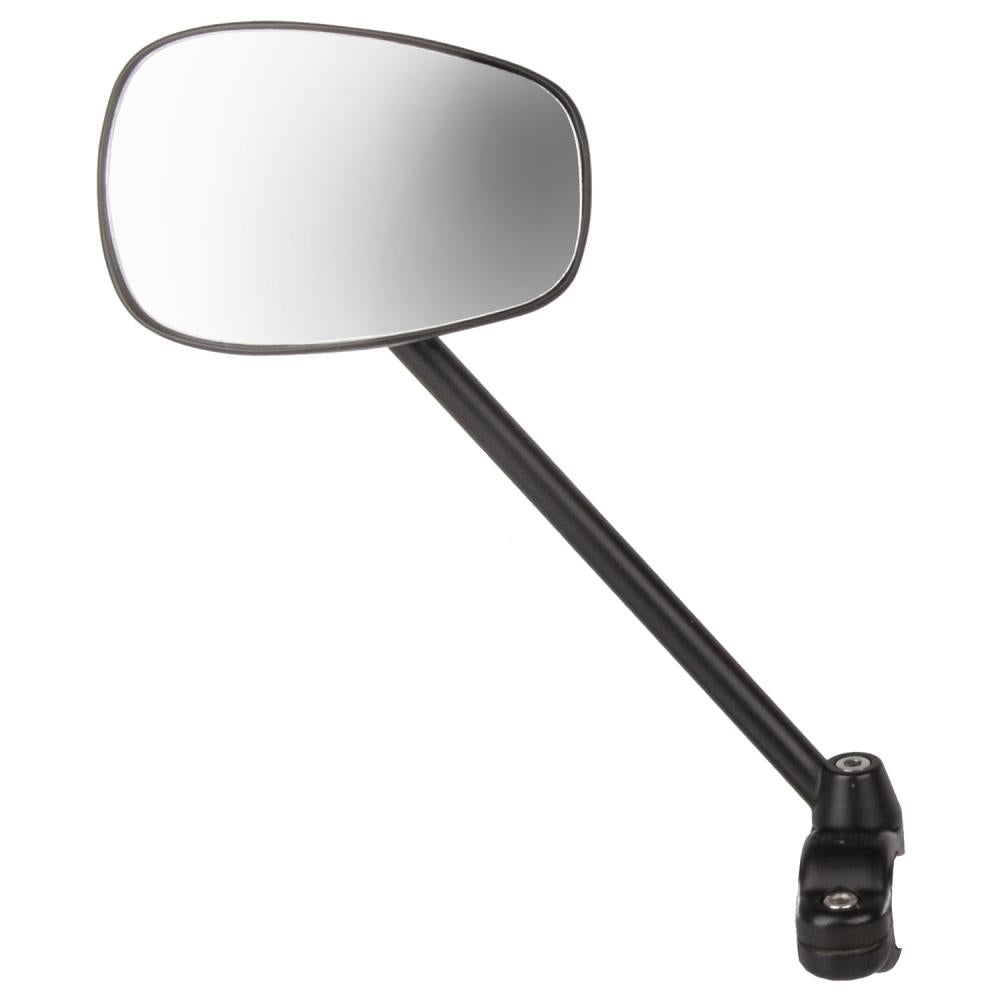 M-WAVE Spy Base Fahrradspiegel schwarz, 3D verstellbar, blendfreies Glas, für Lenker 22,2mm.