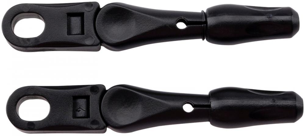 CONTEC Mini Clip XL "Splash Protect"nFür Kunststoff-Radschützer, 2x Mini Clip XL mit Überwurfmutter für Strebe 3,4mm, für Vorderrad