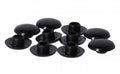Schwarze Fix-Nippel Abdeckkappen 13x5mm, 10 Stück, für Innensechskant SW 6mm.