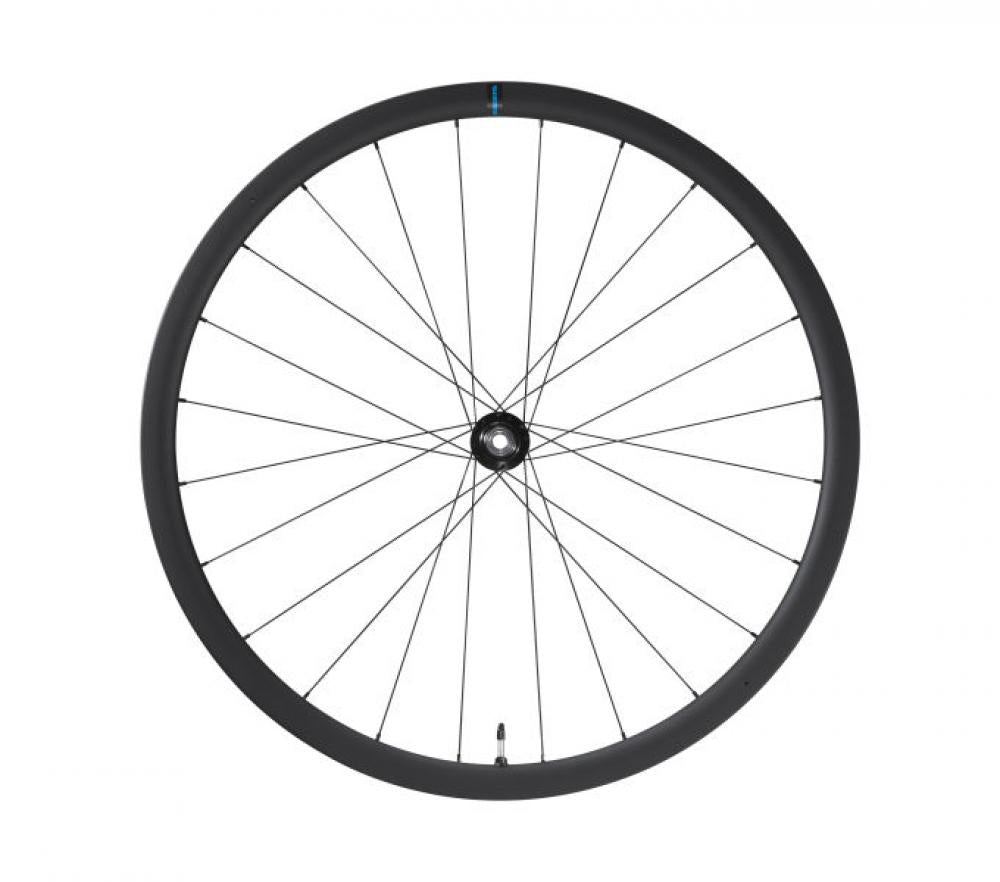 SHIMANO Vorderrad WH-RS710 C32 TL Laufrad - für Rennrad-Scheibenbremsen 28" 24 Loch Center-Lock 100x12 mm