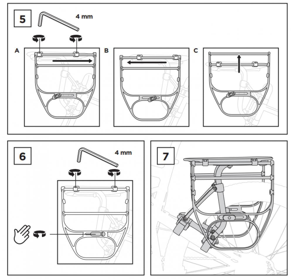 Thule Pack´n Pedal Seitenrahmen Side Frames