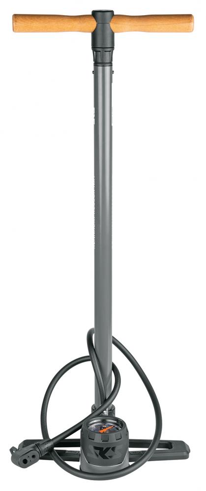 SKS Rennkompressor NXT Standpumpe schwarz, 16 bar, Multi Valve MV EASY, Buchenholzgriff, klappbare Metallfüße, gummierte Alugussbasis