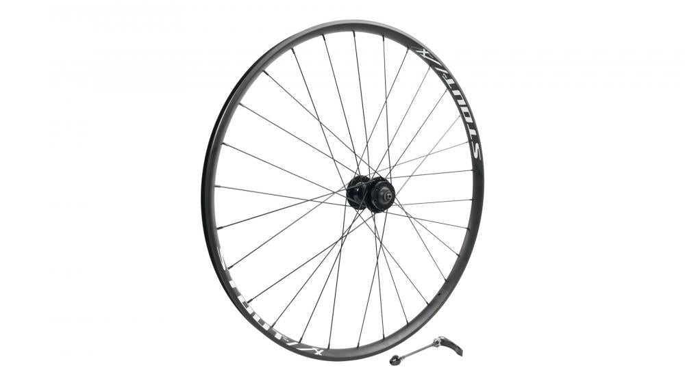 TRAIL 29 Zoll Vorderrad - MTB Laufrad Aluminium QR 9x100mm Disc 6-Bolt 28H Schwarz - Vorderradnabe