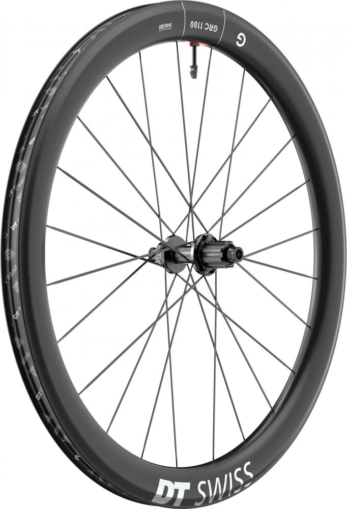 DT Swiss Laufrad GRC 1100 DICUT 29" 622 x 50 mm Schwarz - leichtes Carbon-Gravel-Laufrad