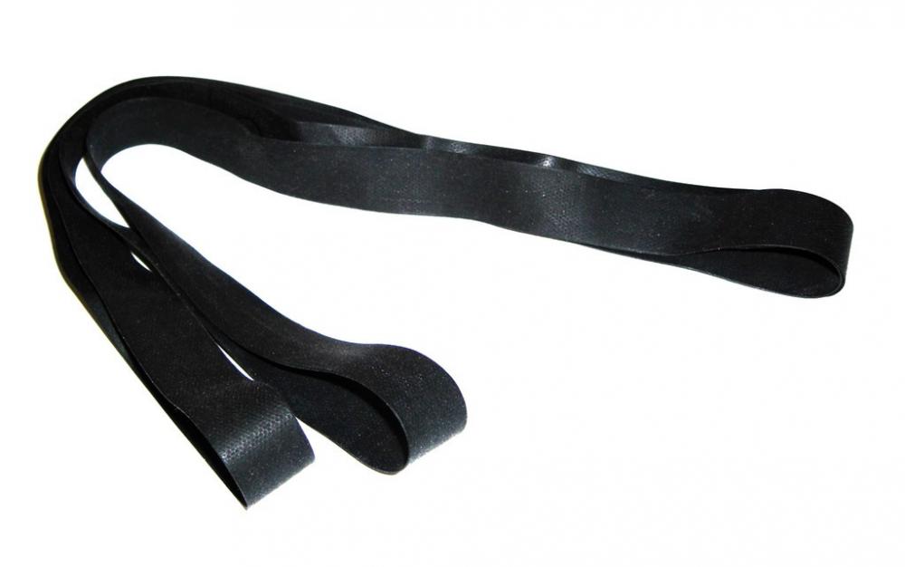 Schwarzes Schwalbe Gummi Felgenband 20mm, ETRTO 20-203, gefaltet, für Fahrradreifen.