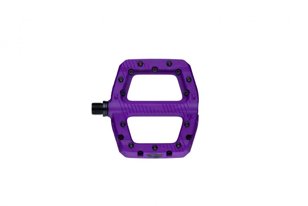 Race Face Chester Small Plattform-Pedal, purple lila - griffiges MTB-Pedal in neuester Version