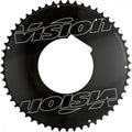 Vision Kettenblatt Road Powerbox Aero 4-Arm 110 mm x 56 T Schwarz - Maximale Steifigkeit für Zeitfahren