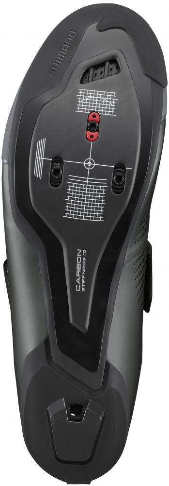 SHIMANO Fahrradschuhe TR903 Herren/Damen Road SPD-SL Fahrradschuhe 44 Grau
