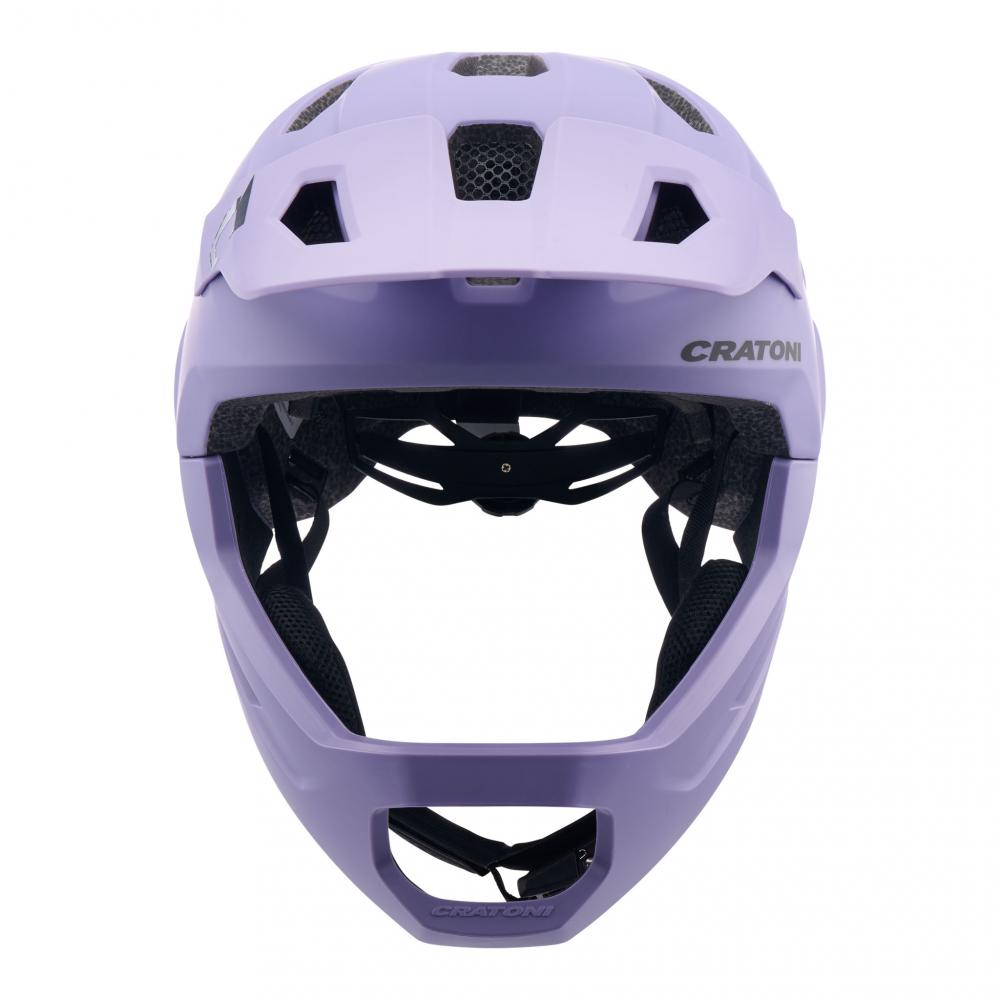 CRATONI Madcat Kinder-Fullface-Helm S-M - lavender matt