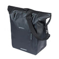 Basil Rivo M Einzeltasche schwarz 12-15L - Fahrradtasche mit MIK Hooks, wasserabweisend, praktische Innenfächer