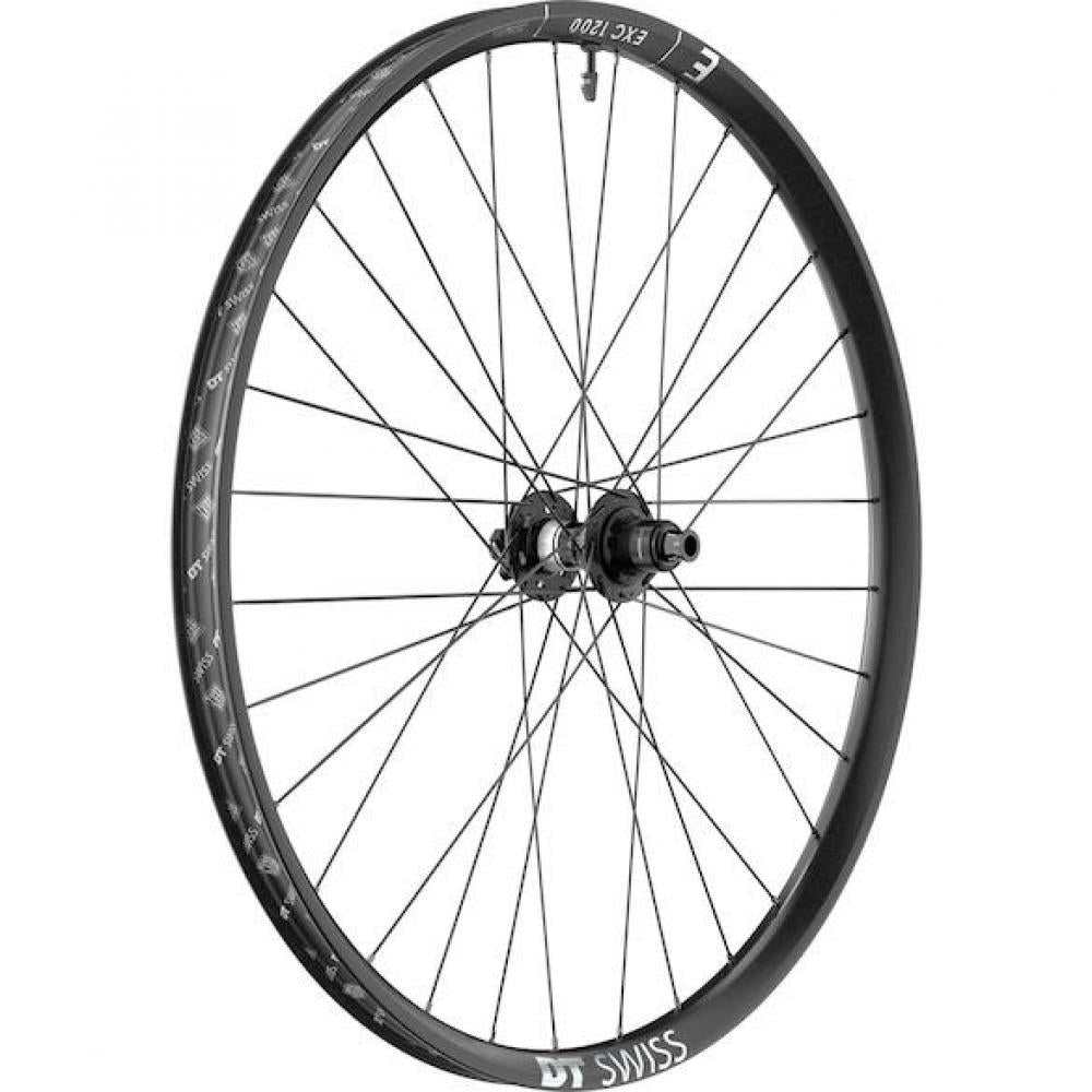 DT Swiss Laufrad EXC 1200 Classic 29" 622 x 30 mm Schwarz - Carbon-Enduro-Laufrad