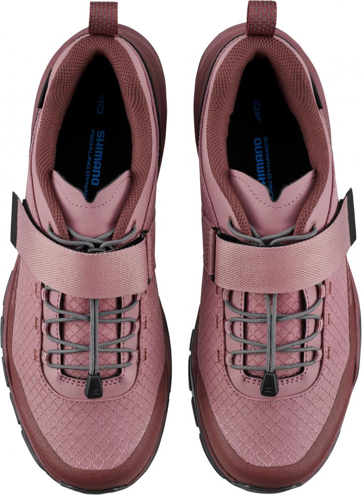 SHIMANO Fahrradschuhe EX500W Damen Touring SPD Größe 36 Damenleisten Rot