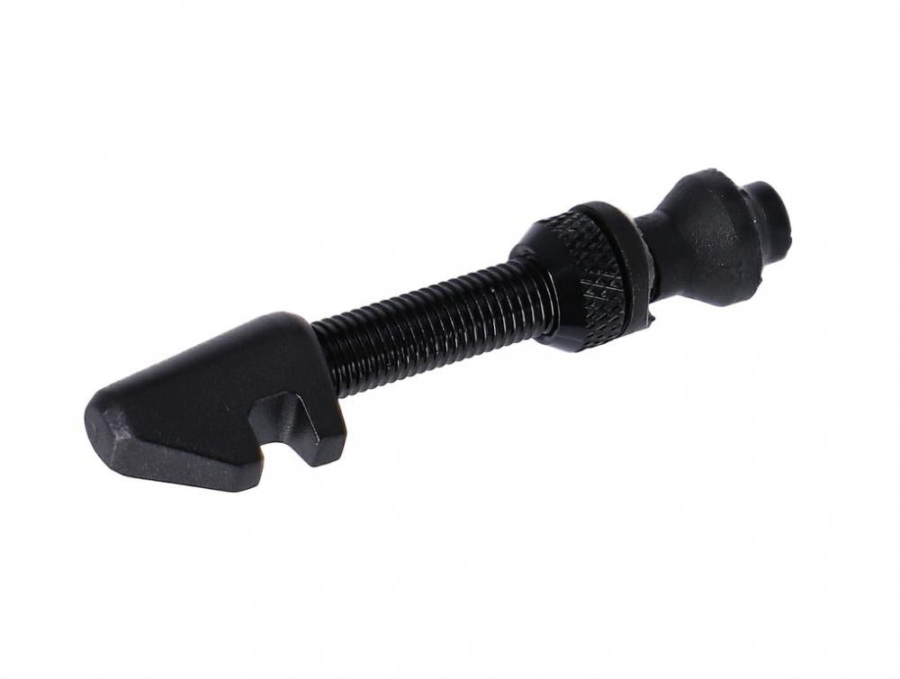 DT Swiss Tubeless-Ventil Alu schwarz 18-25 mm Schwarz - zuverlässiger Luftabschluss