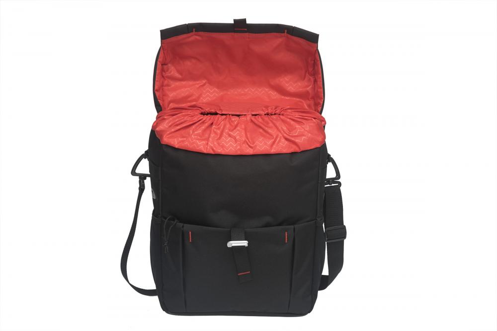 New Looxs Doppeltasche Vigo Double schwarz 40x31x15 cm 37l
