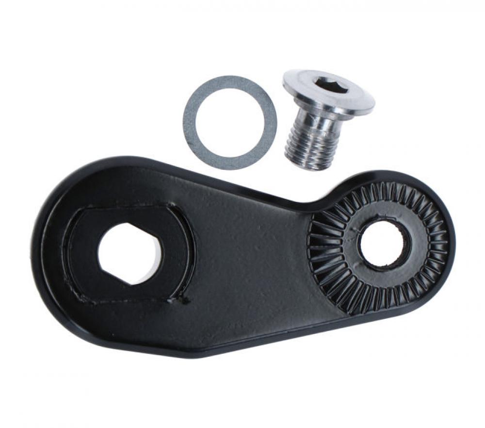 SHIMANO Halter CT-S510 mit Schraube und Unterlegscheibe für Fahrradmontage, schwarz.