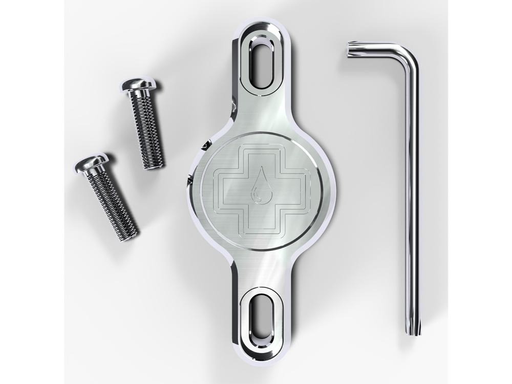 Muc Off Secure Tag Holder V2, silver, unis