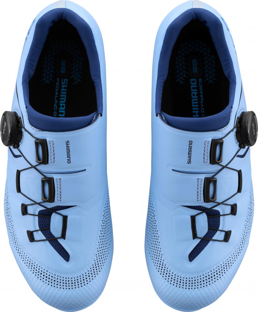 SHIMANO Fahrradschuhe RC503W Damen Road SPD-SL Fahrradschuhe - Größe 39, Blau