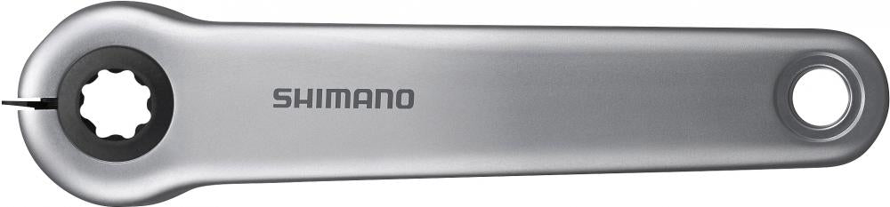 SHIMANO Kurbelarmset E-BIKE SYSTEMS FC-E6100 - 175 mm, Silber