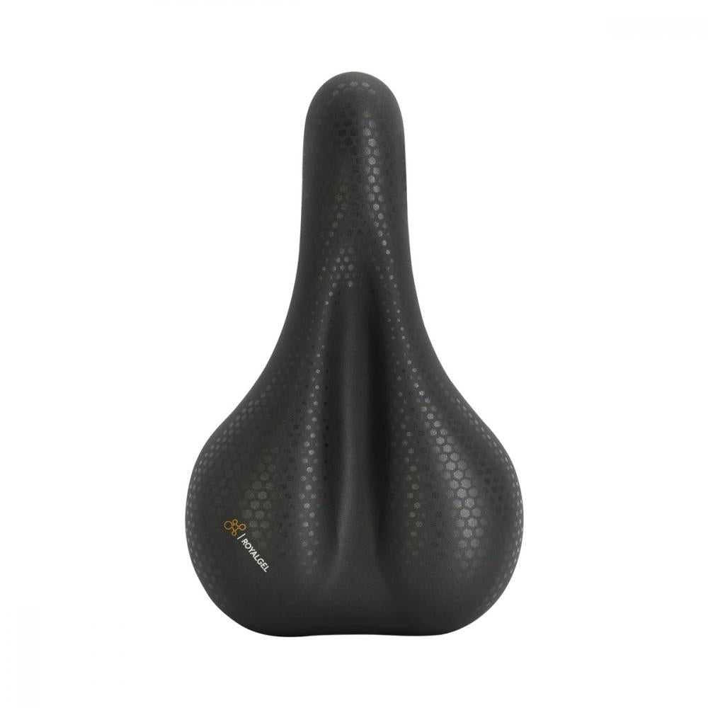 Schwarzer Selle Royal Alpine Athletic Fahrradsattel für City, Trekking, Urban und E-Bike mit Royalgel.