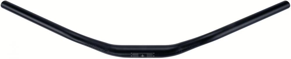 Schwarzer ergotec Riser Bar 50 Comfort Lenker 720mm 31,8mm für eine ergonomische Sitzposition.