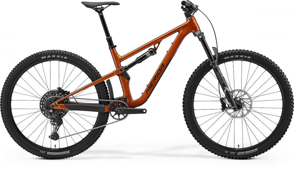 Merida ONE-FORTY 400 wild honey(golden black) M orange - modernes All-Mountain-Fully