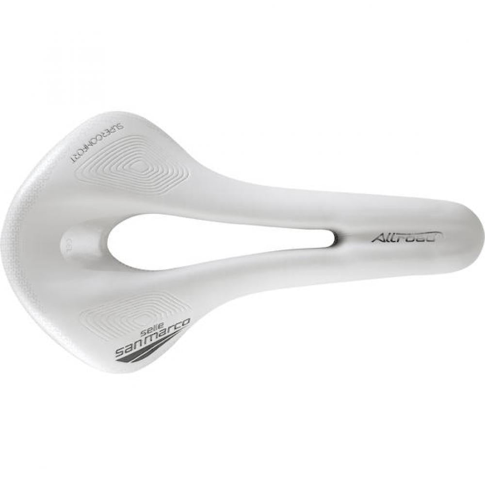 Selle San Marco Sattel Allroad Supercomfort Racing 146 x 268 mm Ice Gray - maximaler Komfort im Gelände
