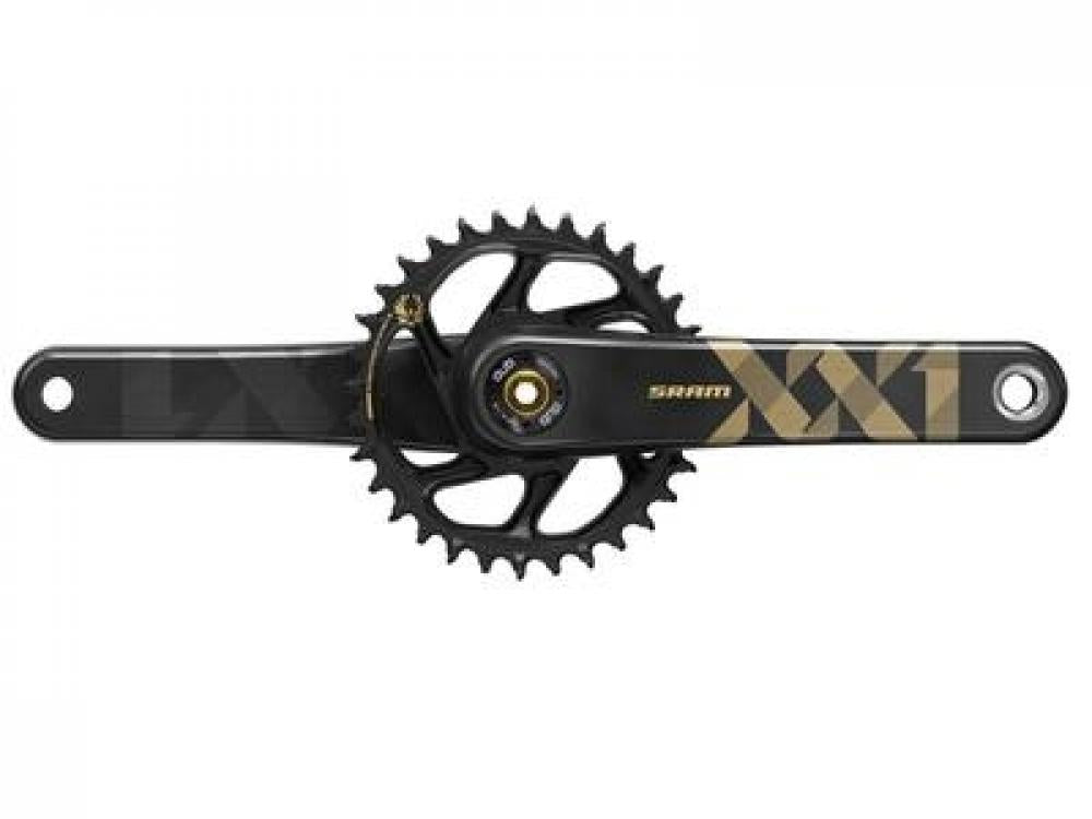 SRAM XX1 Eagle DUB Kurbelgarnitur 175 mm 34T schwarz-gold - Maximaler Antrieb für 1x12