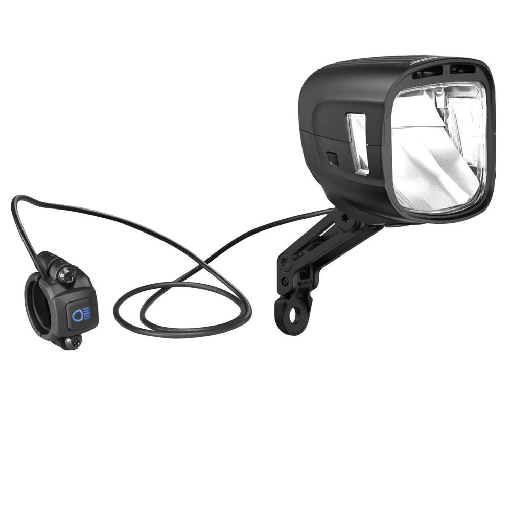 Busch+Müller Lumotec IQ-XL E Highbeam Scheinwerfer 300 Lux - StVZO-zugelassene Frontleuchte für E-Bikes