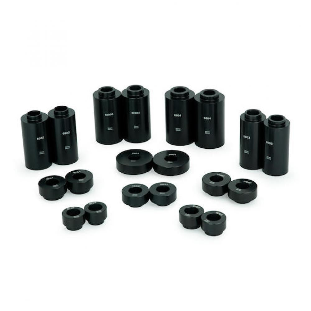 Abbey Tools Druckstück-Erweiterungsset für Lagerpresse 15-19 mm Schwarz - präzises Arbeiten