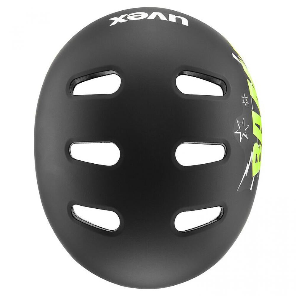 uvex kid 4 style bam black-lime matt | 51-55
