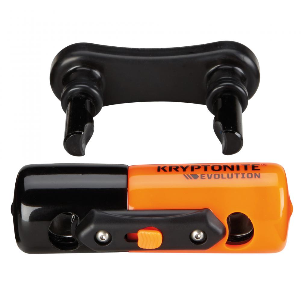 Kryptonite Evolution Compact Disc Lock Bremsscheibenschloss 13mm mit 3 Schlüsseln und Reminder-Kabel