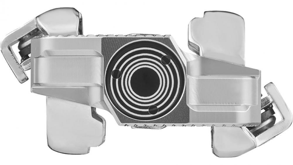 Look X-Track Power Dual Pedale - Dual-Powermeter (links/rechts), SPD-kompatibel, 60 h Akku, IPX7, 404 g Paar, silber