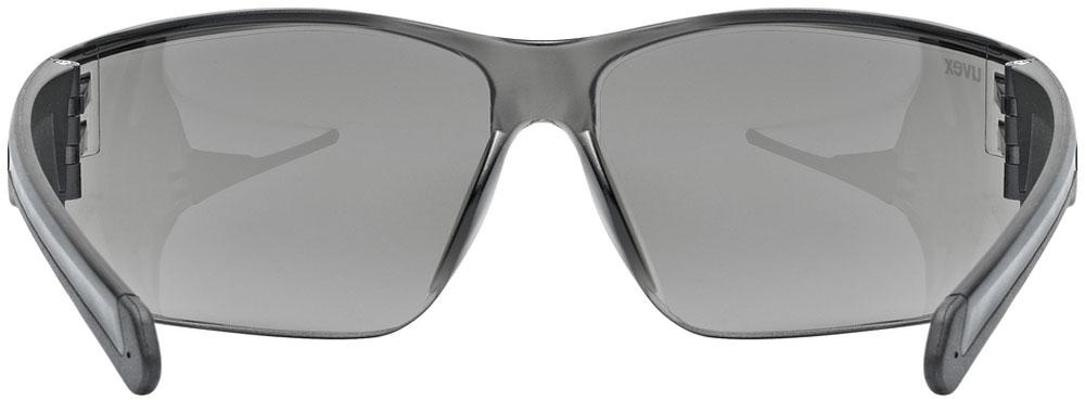 UVEX Equate Sportbrille schwarz - Herren Sonnenbrille mit verspiegelten Gläsern, leichtem Rahmen und anpassbaren Nasenpads für optimalen Tragekomfort, ideal für Sport und Outdoor-Aktivitäten