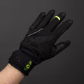 CHIBA Express+ - Radhandschuhe schwarz, Größe L, wind- & wasserdicht, Gelpolsterung