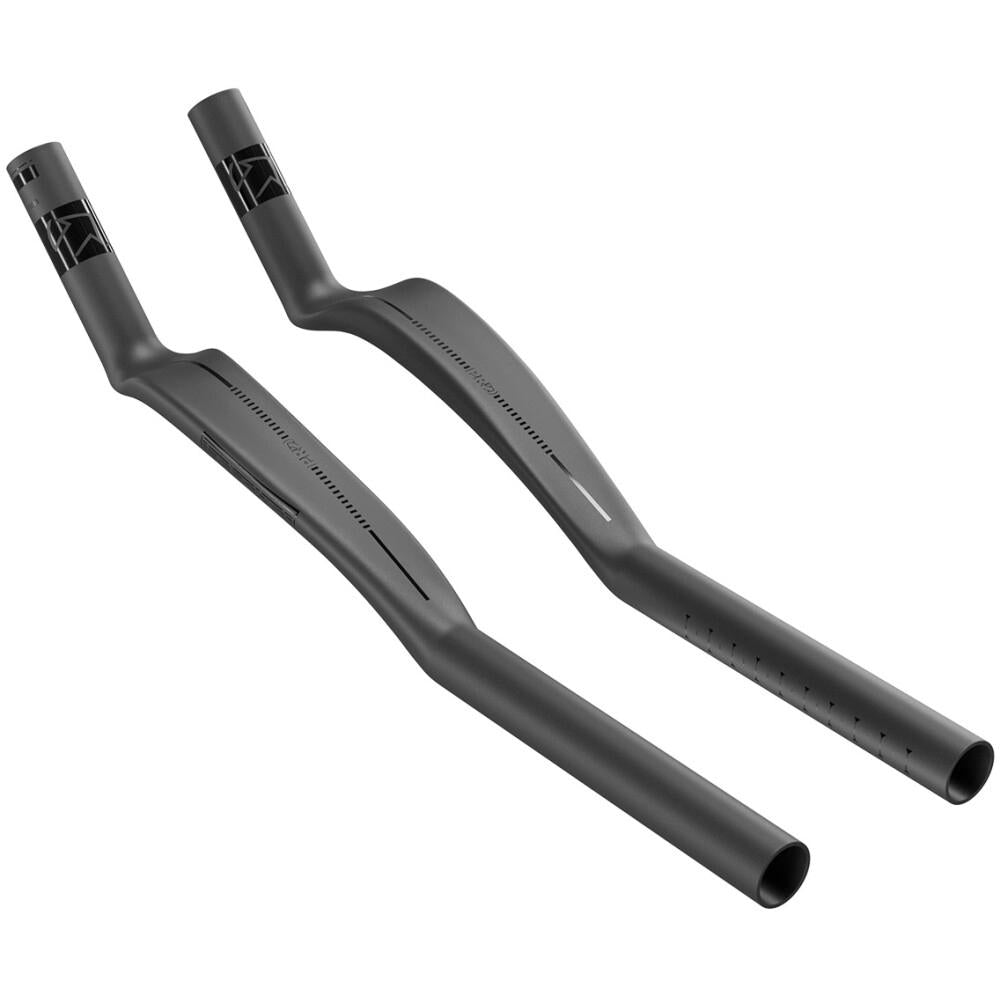 PRO Ausleger Ergo Bend 45, Carbon, 45 Schwarz - ergonomischer Aero-Lenkeraufsatz
