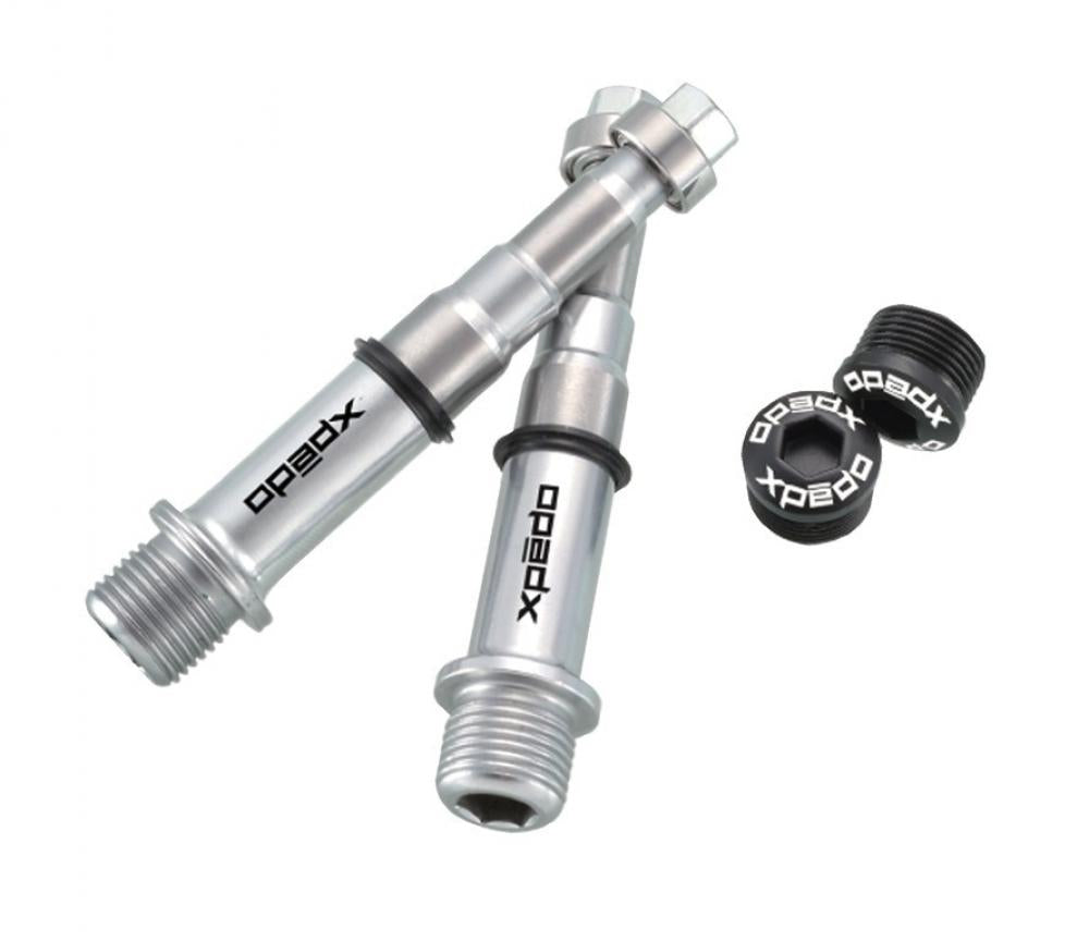 Xpedo Rebuilt Kit für MTB XMF-3C mit 2 CroMo-Achsen und 2 Kappen.