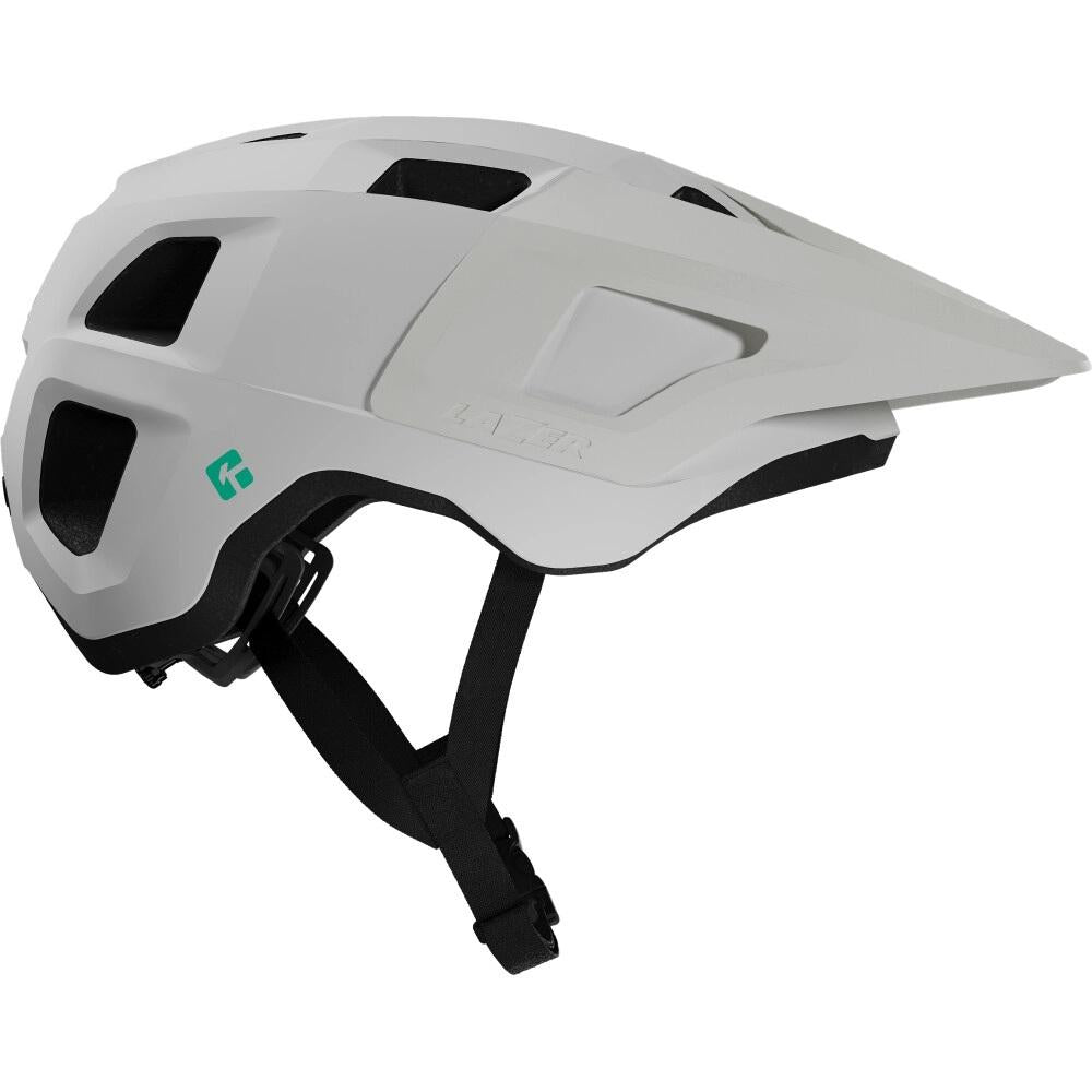 LAZER Finch KinetiCore MTB Helm matte white mint Unisize (50-56) - sicher & gut belüftet