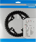 SHIMANO Kettenblatt FC-T521 schwarz, 44 Zähne, 10-fach, 104mm Lochkreis für 3x Schaltung.