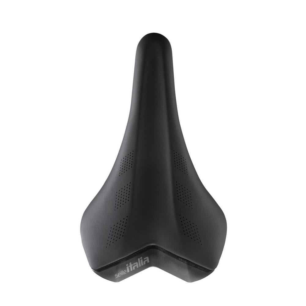 Selle Italia SLR Carbon Fill Rennsattel L1 - Superleichtes Carbon-Gestell Ø 7×9 mm, Carbon/Nylon-Schale, 145×242 mm, handgefertigte Polsterung, neutrale Form